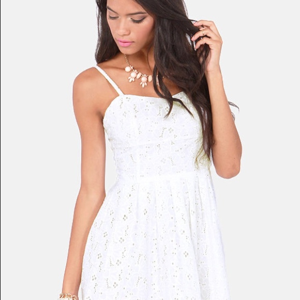 Jack by BB Dakota Patton white eyelet dress